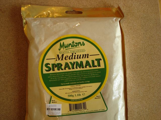 Muntons Foil Pack Spraymalt Medium 500g